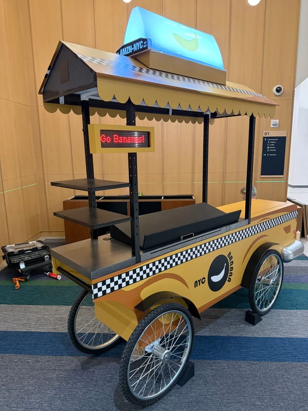 Taxicab Food Cart for Swinerton
