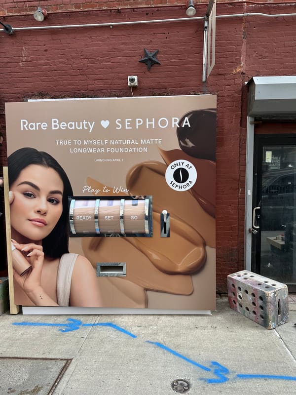 Rare Beauty x Sephora Interactive Billboard