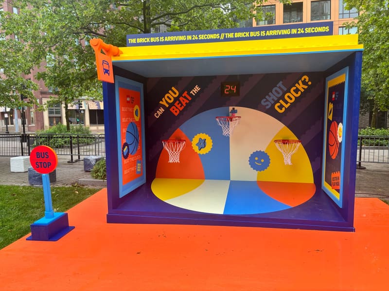 LEGO World Play Day Game Booths in Boston