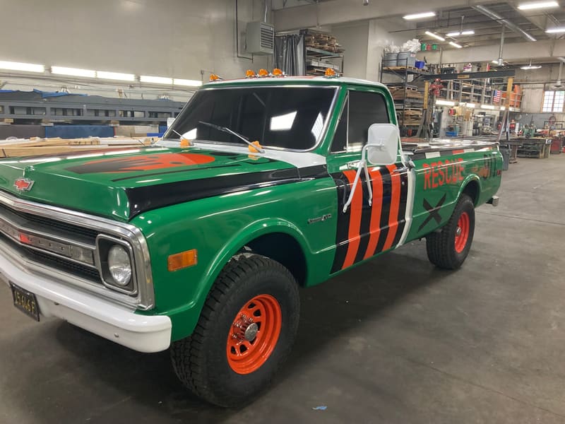 Custom Painted Chevy Pickup for Stronghold Arts