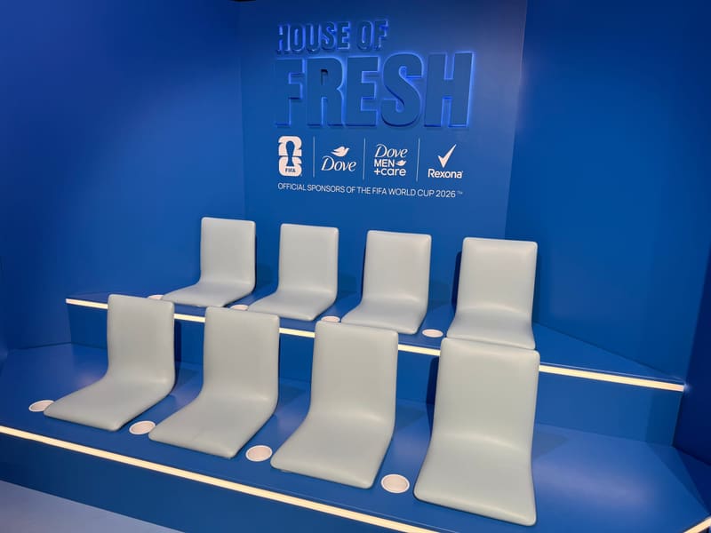 Dove "House of Fresh" Locker Room for Unilever