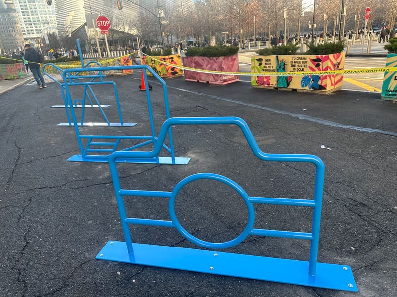 Custom Bike Racks for the World Trade Center