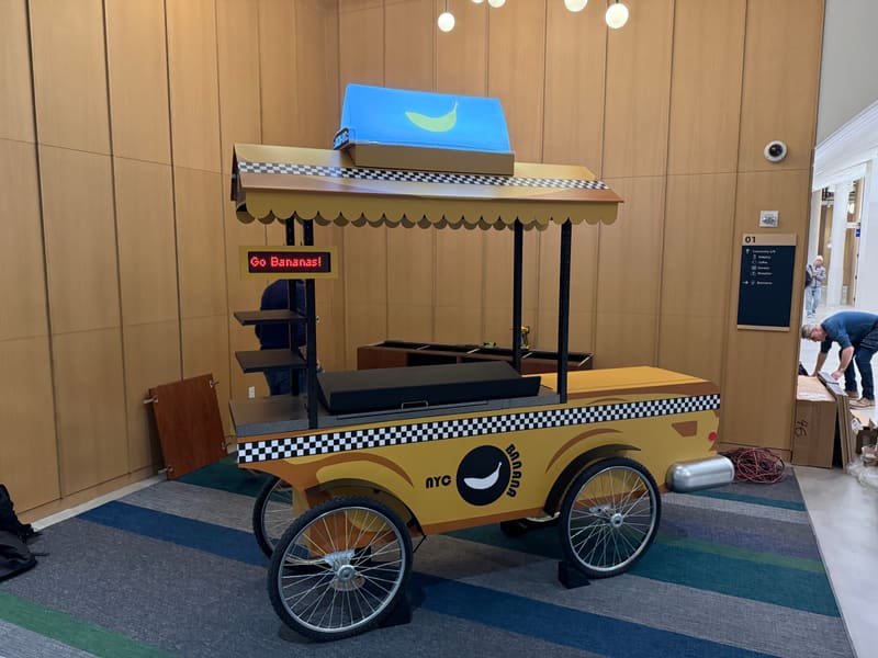 Taxicab Food Cart for Swinerton