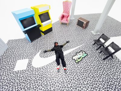 Nike Air Max X Kai Cenat's room IRL multi-faceted furniture 