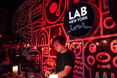 Sign with Lighting for Lab New York