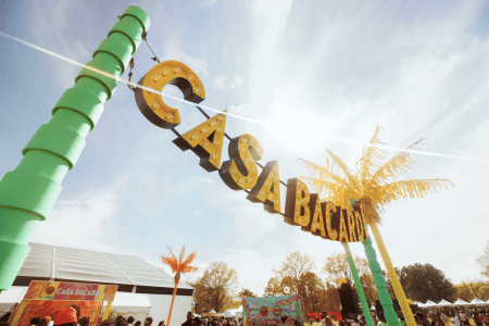 Festival Signage for Casa Bacardi