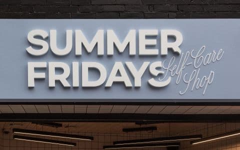 Store Front Sign for Summer Fridays