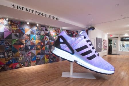 Giant 3D Printed Sneaker for Adidas