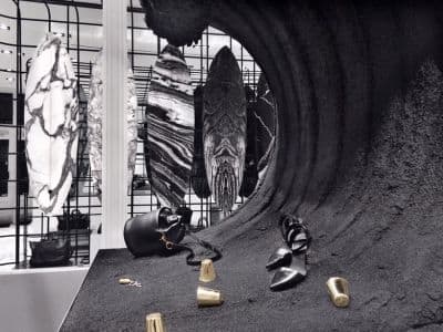 Giant Wave Retail Display for Alexander Wang