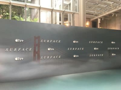 Step & Repeat Wall for TV Series Surface on Apple TV+