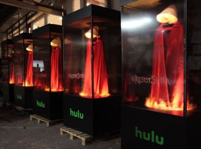 Promotional Structure for TV Series Hands Maid Tale on Hulu at SXSW