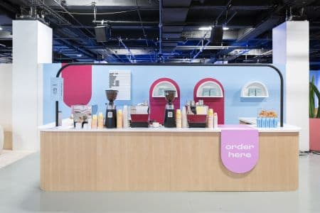 Coffee Table Booth for Attentive Goods Retail Shop
