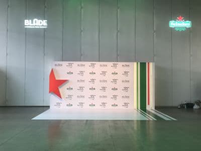 Step & Repeat Wall for Heineken 