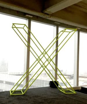 Metal Frame Sculpture