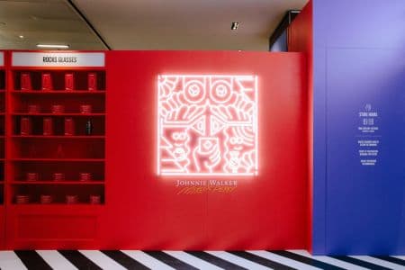Neon Sign for Mike & Perry Johnnie Walker Pop-Up 