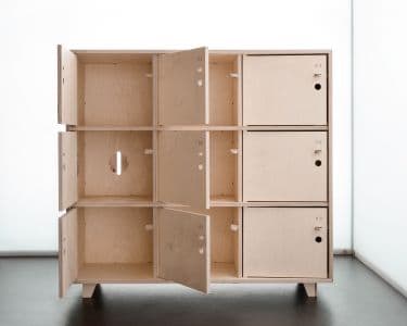 CNC Cut Cabinet for Opendesk