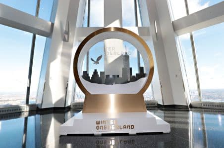 Holiday Sculpture for One World Observation
