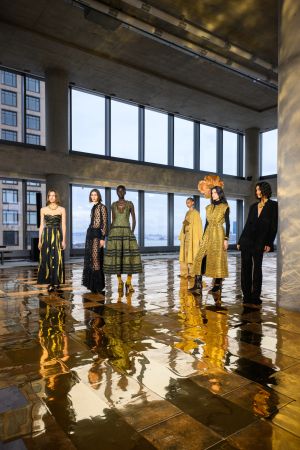 Flooring for KCD Worldwide x Ulla Johnson NYFW, Photo by Daniel Salemi