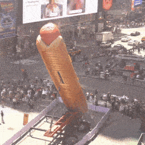 Hot Dog In The City Confetti Burst