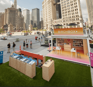 Outdoor Installation Event for Birchbox