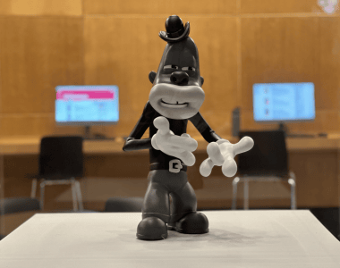 3D Printed Sculpture of JayZ Character 'Jaybo' for Brooklyn Museum