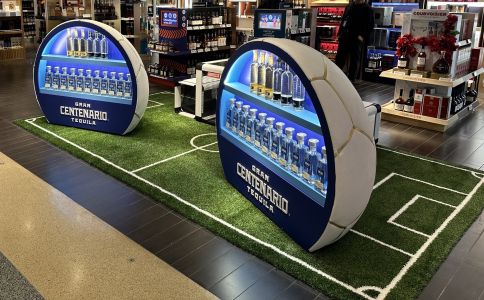 Soccer Ball Shelving With DJGraphics