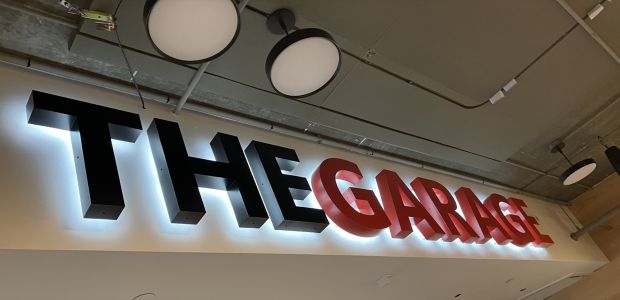 The Garage Signage For Microsoft Reston