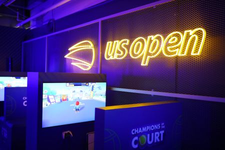 US Open Play Station interactive displays