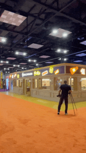 Coach booth fabricated by TFNYC for the 2025 WNBA in Indianapolis
