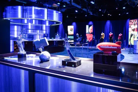 Vitrines for Paramount Upfront