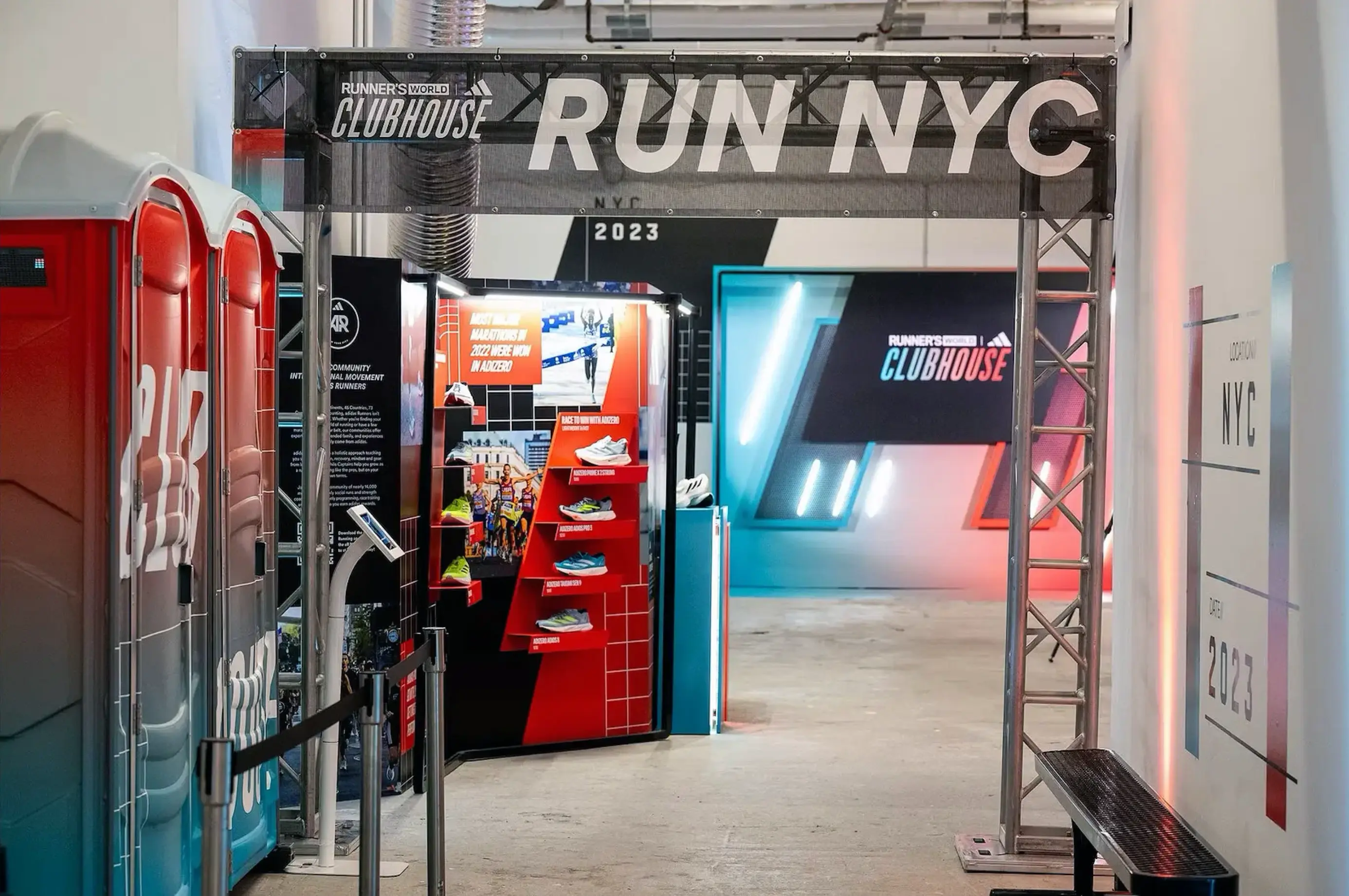 Runner’s World x Adidas Clubhouse Pop-up featured on Bizbash