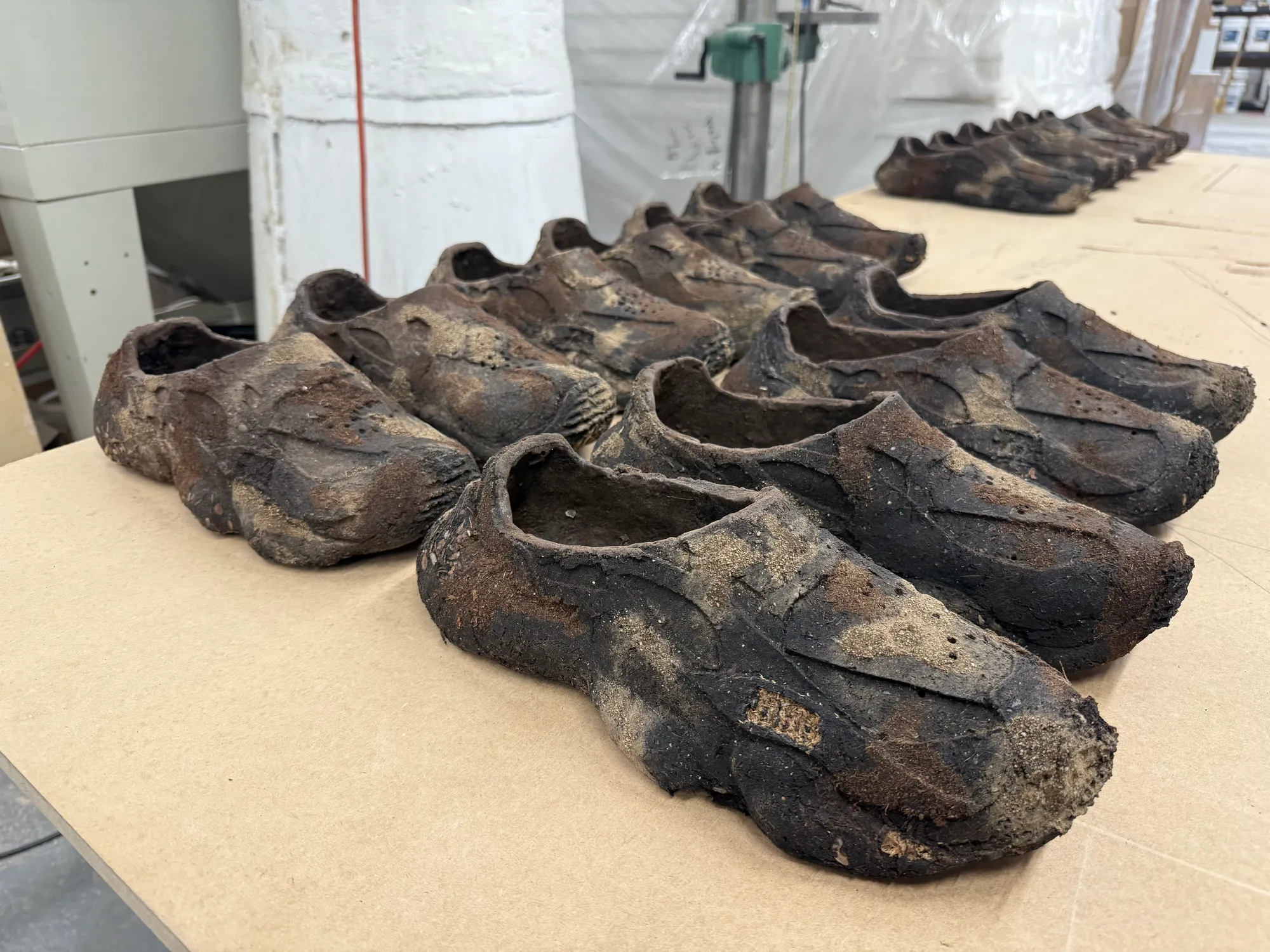 Dirt Shoes for Yerba Madre, with Basura
